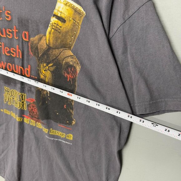 Vintage 2001 Monty Python “Just a Flesh Wound” Grey Shirt XL - Picture 4 of 5